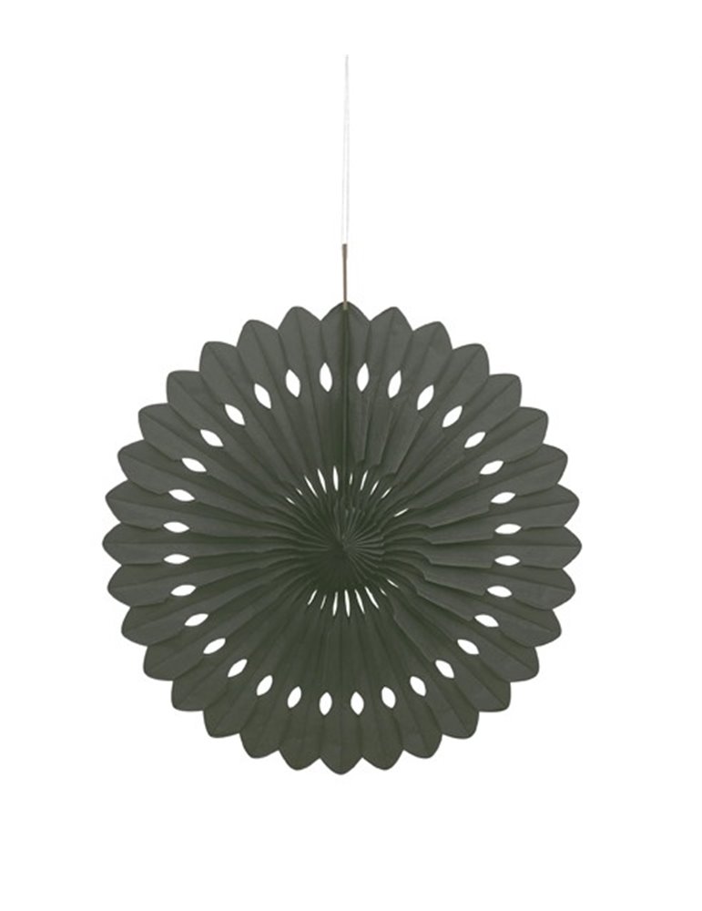 DECORATIVE FAN 16" BLACK