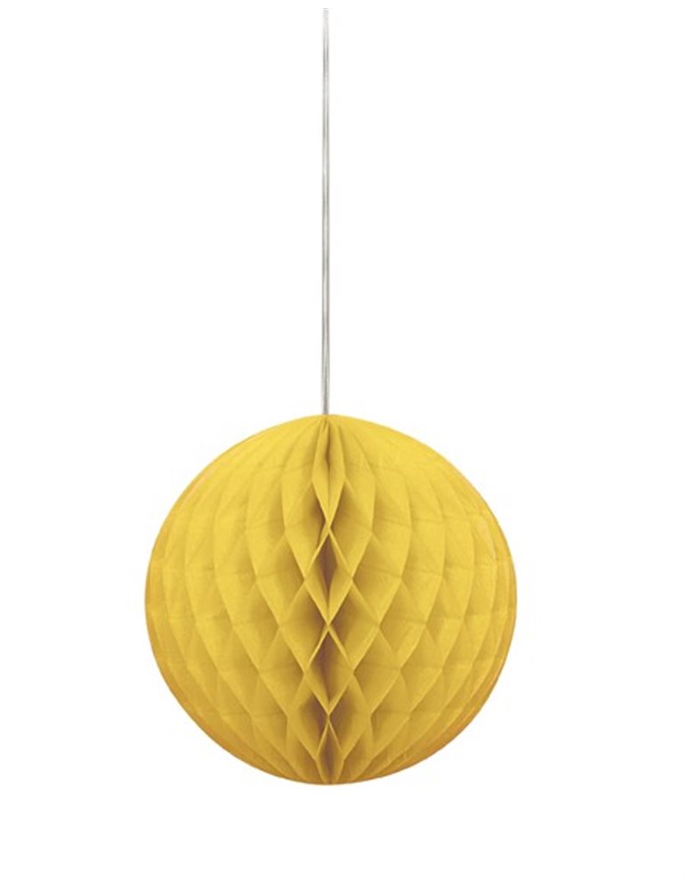 HONEYCOMB BALL 8" SUNFLOWER YELLOW