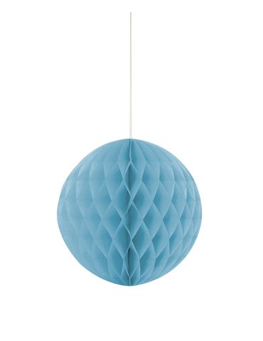 HONEYCOMB BALL 8" POWDER BLUE