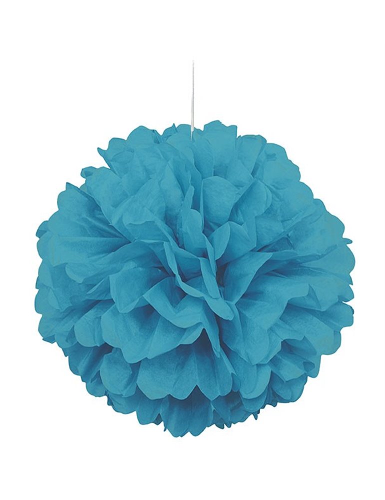 PUFF DECOR 16" CARIBBEAN TEAL