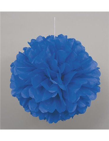 PUFF DECOR 16" ROYAL BLUE