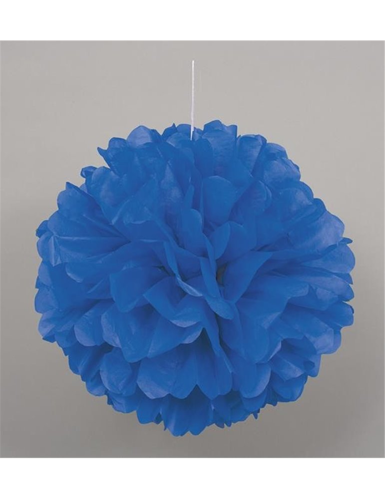 PUFF DECOR 16" ROYAL BLUE