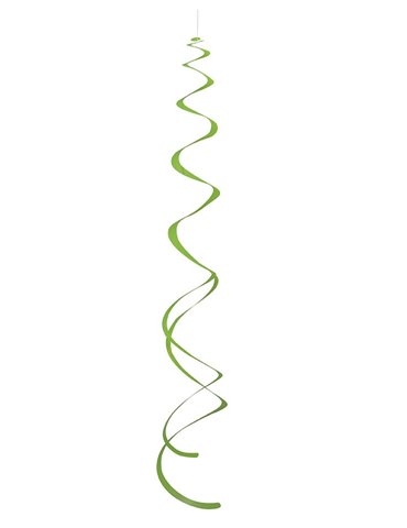 8 LIME GREEN SWIRL DECORATION