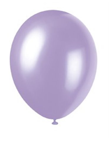 8 12'' PRL LOVELY LAVENDER BALLOONS