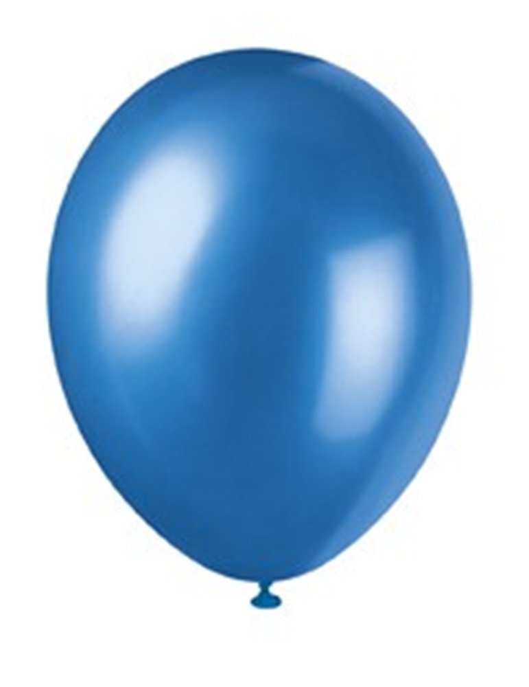 8 12'' PRL COSMIC BLUE BALLOONS