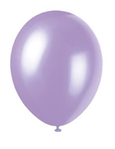 50 12" LOVELY LAVENDER PEARLISED BALLOONS