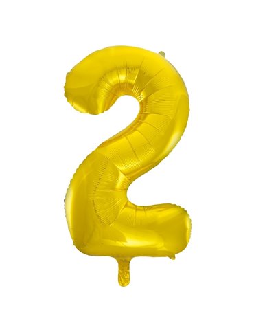 34" PKG GOLD GLITZ FOIL BALLOON-2