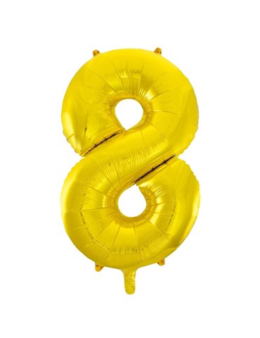 34" PKG GOLD GLITZ FOIL BALLOON-8