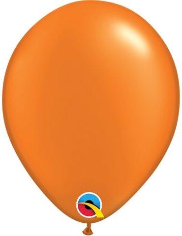 Pearl Orange Pack of 100 5" latex balloons