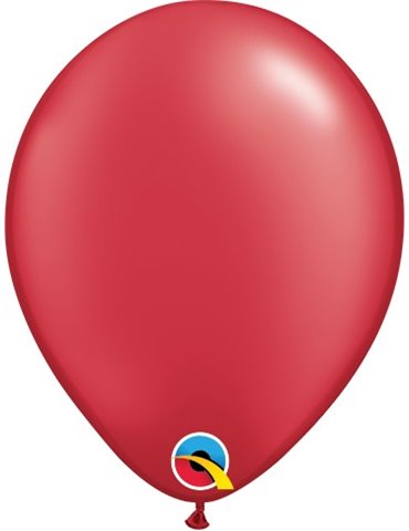 Pearl Red Pack of 100 5" latex balloons