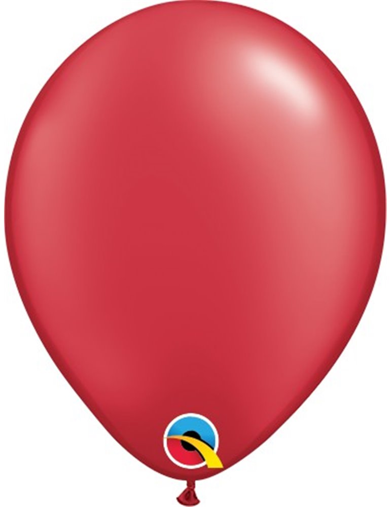 Pearl Red Pack of 100 5" latex balloons