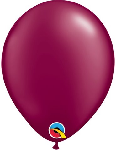 Pearl Burgundy Pack of 100 5" latex balloons