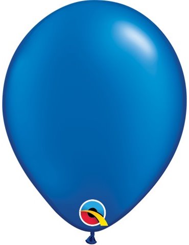 Pearl Sapphire Blue Pack of 100 5" latex balloons