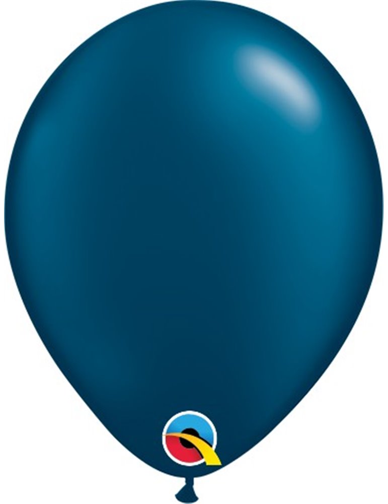 Pearl Midnight Blue Pack of 100 5" latex balloons