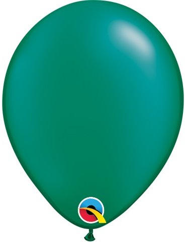 Pearl Emerald Green Pack of 100 5" latex balloons