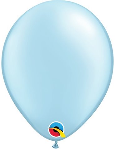 Pearl Light Blue Pack of 100 5" latex balloons