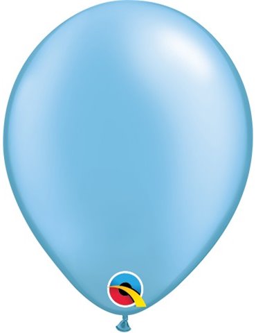 Pearl Azure Pack of 100 5" latex balloons