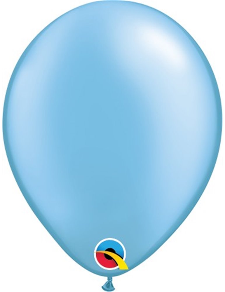 Pearl Azure Pack of 100 5" latex balloons