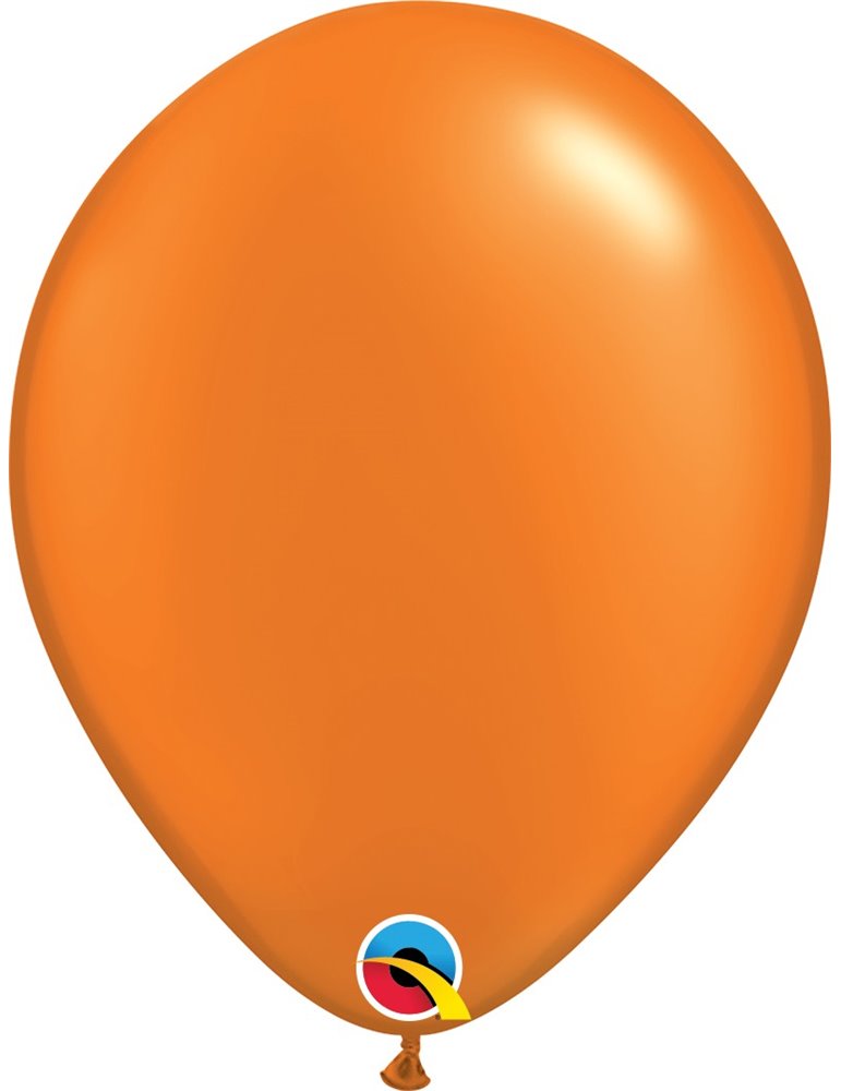 Pearl Orange Pack of 100 11" latex balloons