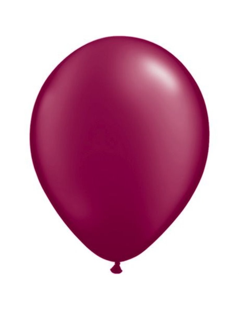 Pearl Burgundy Pack of 100 11" latex balloons