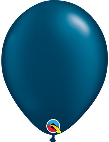 Pearl Midnight Blue Pack of 100 11" latex balloons