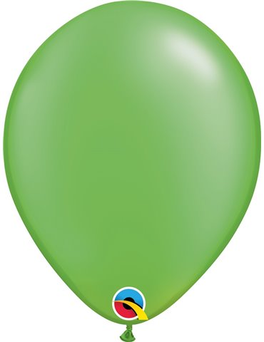 Pearl Lime Green Pack of 100 11" latex balloons