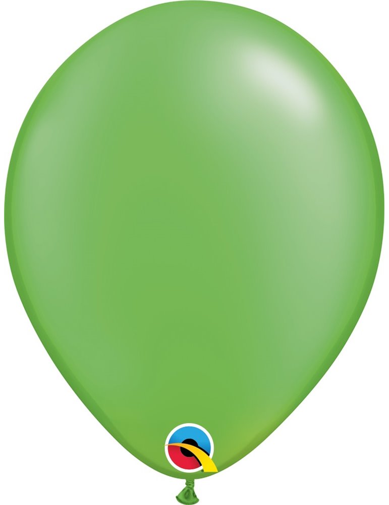 Pearl Lime Green Pack of 100 11" latex balloons