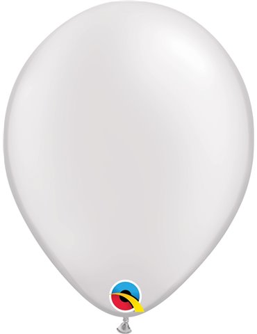 Pearl White Pack of 100 11" latex balloons