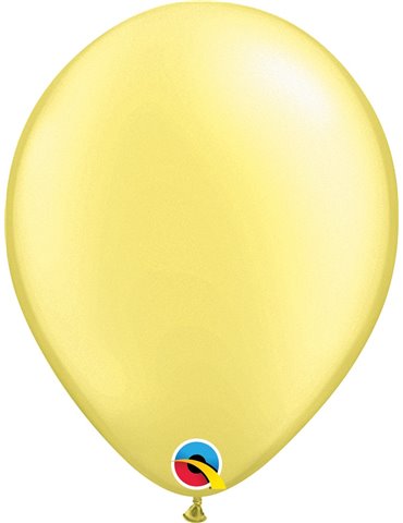 Pearl Lemon Chiffon Pack of 100 11" latex balloons